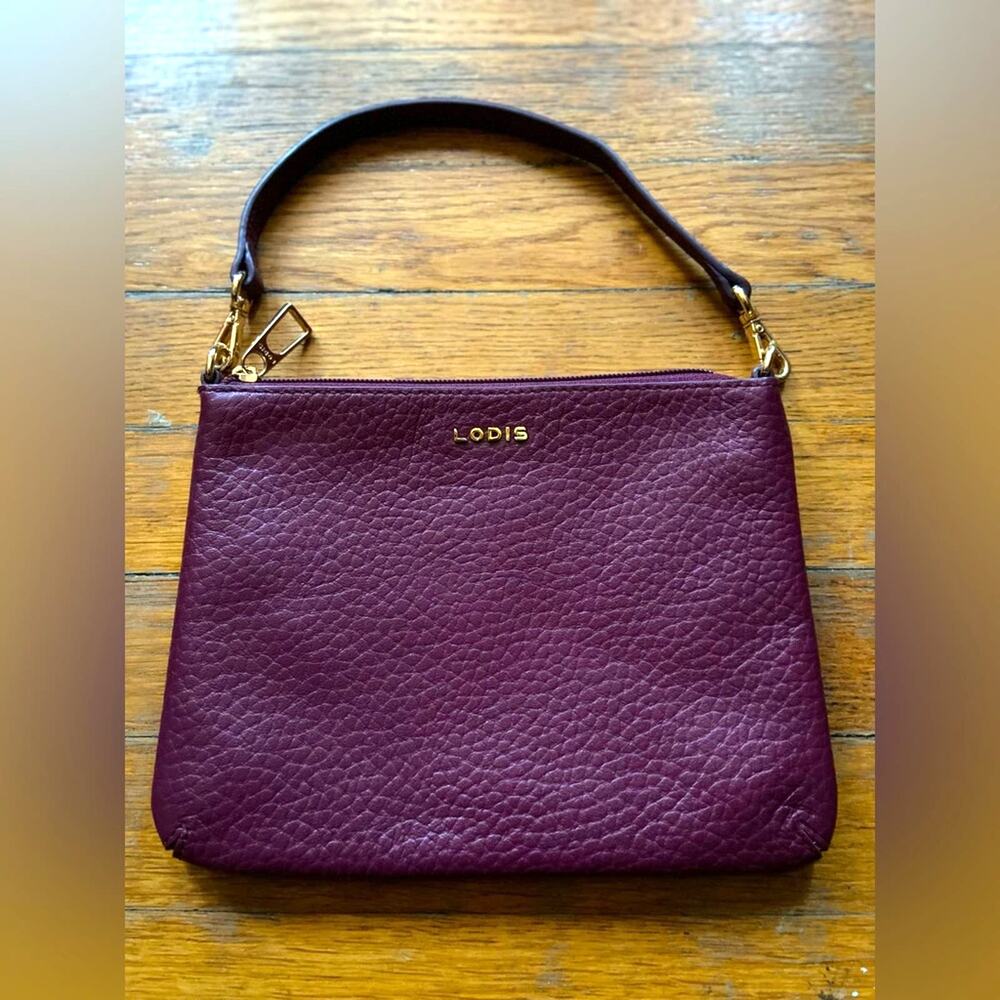 LODIS ‘Emily’ Small Red Pebbled Leather Bag